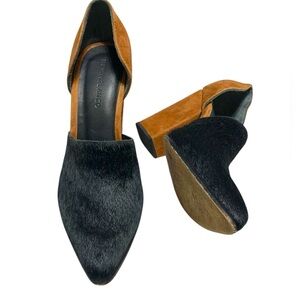 Huma Blanco Willa Calf Hair and Suede heels